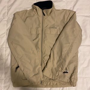 Mens, tan Eddie Bauer winter coat